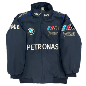 Giacca Trapuntata da <span class=keywords><strong>Auto</strong></span> di Formula Uno di Alta Qualità con Ricamo, Tuta da Corsa F1 2025, Cappotto Sportivo Ispessito - Product Image 6