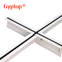 Barre en T en acier galvanisé pour plafond suspendu, composant de grille en T pour hôtel et bureau