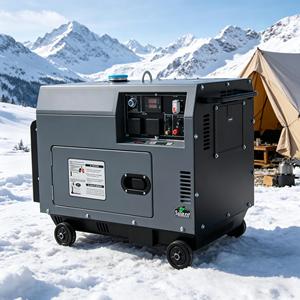 เครื่องกำเนิดไฟฟ้าดีเซลแบบพกพา เงียบพิเศษ 3KVA ถึง 20KVA 110/220/380V ระบบไฟฟ้าเฟสเดียวและสามเฟส ตู้เก็บเสียง มอเตอร์ทองแดงทั้งหมด พร้อมระบบ ATS - Product Image 1