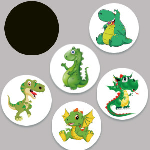 Töpfchentraining-Aufkleber für Jungen und Mädchen, Töpfchensitz-Aufkleber mit Tiermustern, Spaß für Kleinkinder, hitzeempfindlich - Product Image 3