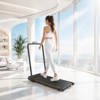 Caminadora Plegable Eléctrica Profesional de Acero para Gimnasio en Casa, Caminadora Plegable para Debajo del Escritorio