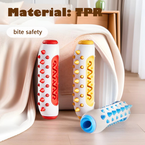 निर्माता प्रत्यक्ष आपूर्ति टिकाऊ चउ दांतों की सफाई कुत्ते के पर्यावरण अनुकूल tpr पालतू जानवरों की आपूर्ति टूथब्रश हड्डी खिलौना नई प्लास्टिक की आपूर्ति करता है - Product Image 2