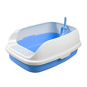 ZMaker – bac à litière Extra Large en résine Durable, toilette ouverte pour animaux de compagnie, pour chats de toutes tailles avec pédale - Product Image 1