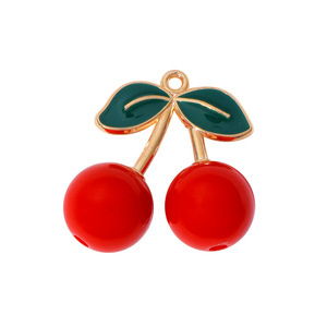 Joyeux Nouvel An Pendentif DIY Transparent Rouge Rose Cerise avec Œil de Mouton, Breloques pour Coque de Téléphone, Fournitures de Décoration Artisanale - Product Image 5