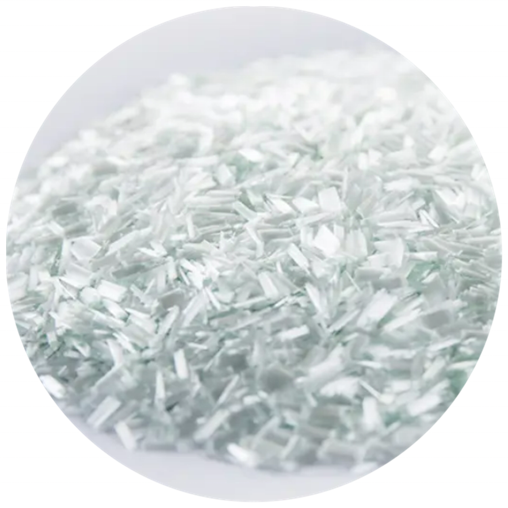 Стеловолокно, стекловолокно не содержит щелочи термопластичный короткое волокно некрученой ECS13-03-510