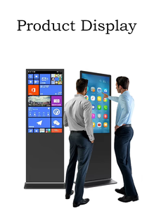 Pantalla de publicidad de pie inteligente de 55 pulgadas con caja de metal incorporada del reproductor multimedia e impresión de logotipo personalizado - Product Image 4
