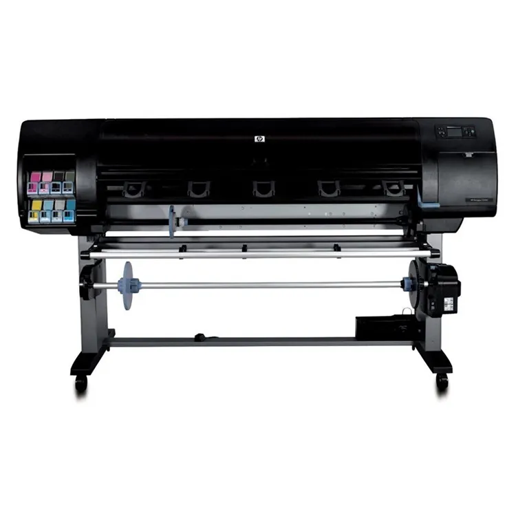 Impressora de inkjet z6100 2014 hp, grande formato, impressora de impressão usada