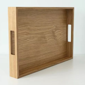 Bandejas de Madera Pulida Ecológicas Hechas a Mano de Lujo, Diseños Únicos Personalizables, Elaboradas con Perfección para un Estilo de Hogar Sofisticado - Product Image 1
