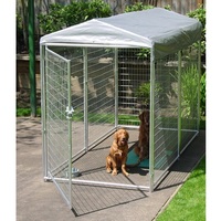 Prix d'usine vente en gros chine fournisseur 10x10x6 pieds grande cage pour chien chenil en métal pour chien de haute qualité à bas prix