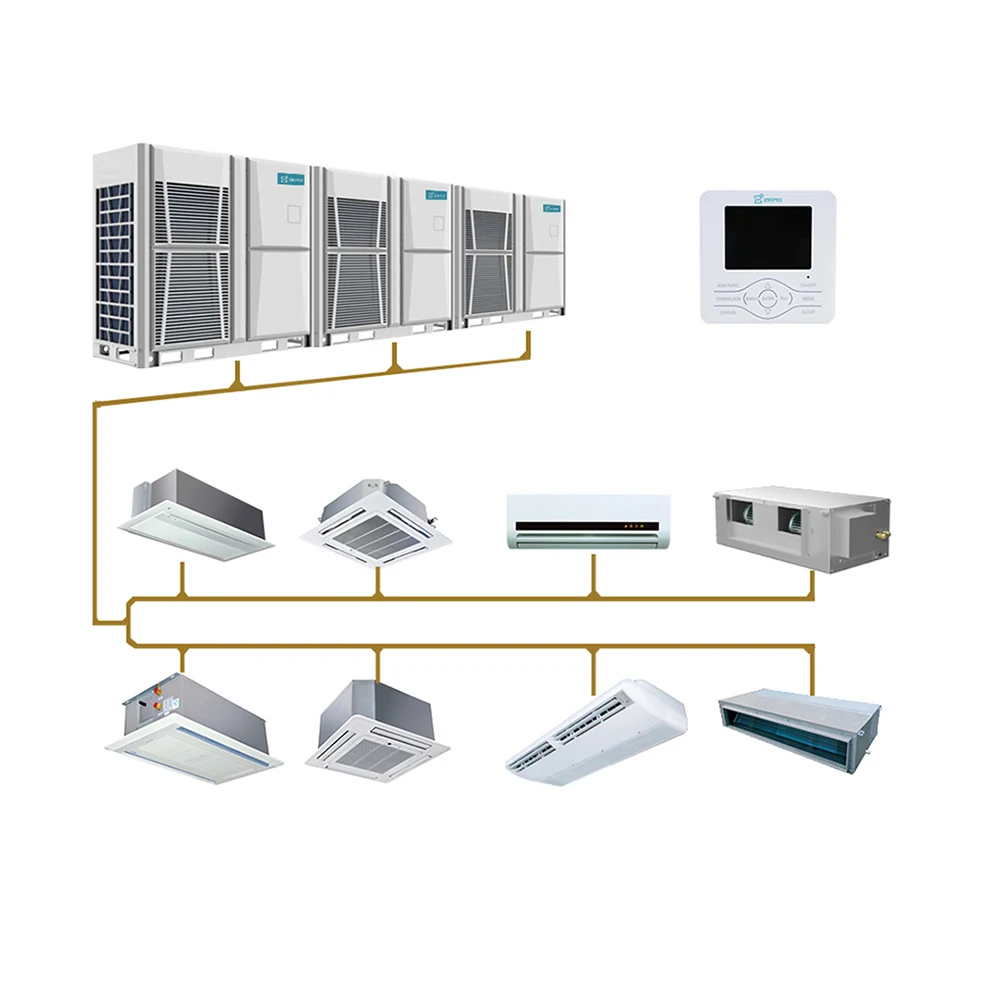 Suporte de teto residencial comercial tipo cassete de ar condicionado, sistema multidividido vrv vrf condicionador de ar