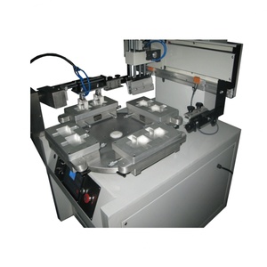 New 4-Station Rotating Work Table Screen <b>Printer</b> Semi-Automatic Label Tube & Card <b>Printer</b> - Product Image 2