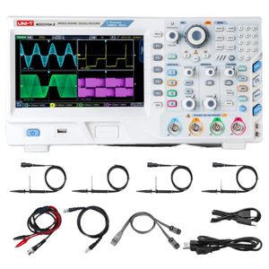 ออสซิลโลสโคปดิจิตอล UNI-T MSO2104-S 100MHz พร้อม 4 ช่องสัญญาณ MSO และเครื่องกำเนิดสัญญาณ รองรับ OEM ปรับแต่งได้สำหรับเครื่องมือทดสอบ - Product Image 2