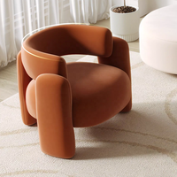 Fauteuil inclinable en velours moderne italien Zayshine pour salon, chambre, hôtel, salle de réception, canapé individuel design modulaire
