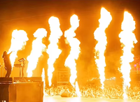 Projecteur de flamme GPL avec télécommande DMX, machine à effets spéciaux de scène, lance-flammes pour événements DJ et spectacles