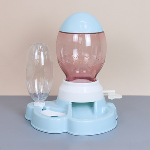 2 en 1 Gamelle d'eau pour chat Fontaine automatique écologique pour animaux de compagnie pour camping pour petits animaux chiens Vente en gros Mangeoire pour chat PP - Product Image 1