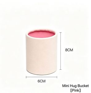 Mini Solid Color Round Cylindrical Flower <b>Box</b> <b>Small</b> Hug Bucket Single Stem Flower Packaging DIY Floral Supplies - Product Image 2