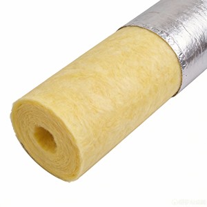 Tube d'isolation en laine de verre ignifuge haute densité, imperméable, pour conduite d'eau réfrigérée, directement de l'usine - Product Image 4