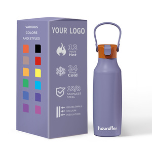 Custom Made Stainless Steel Insulated Water Bottle With Handle And Straw 304 Steel Travel Mug For Home Car Office Outdoor - Product Image 2