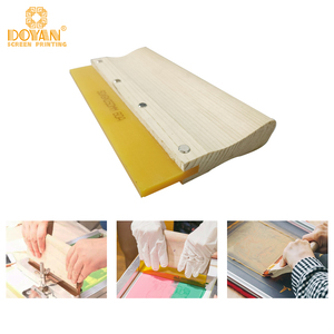 DY nhôm Màn hình in ấn squeegee với tay cầm bằng gỗ cho lụa Màn hình in ấn Nhà máy cung cấp - Product Image 2