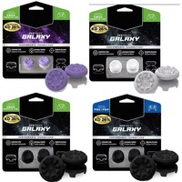 Capuchons de manettes et de joysticks en silicone antidérapant, finition nude, compatibles avec les manettes PS5 et PS4, sans capuchons de protection KTF