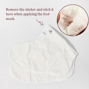 Masques Pieds <span class=keywords><strong>Lait</strong></span> <span class=keywords><strong>de</strong></span> Chèvre Marque Blanche Soin Pédicure Type Spa Élimine les Peaux Mortes Masque Exfoliant pour les Pieds - Product Image 3