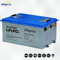 Batería de 38.4V 200AH para Montacargas, Batería LiFePO4 de Carga Rápida para Montacargas de Interior, Servicio OEM ODM con Certificación CE RoHS FCC