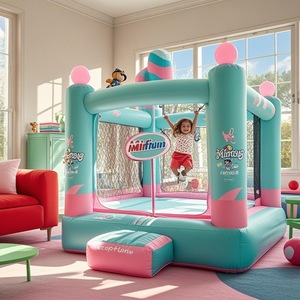 Maison combinée gonflable de rebond de glissière de jardin d'enfants de terrain de jeu extérieur avec le prix usine de qualité commerciale de filet de sécurité - Product Image 5