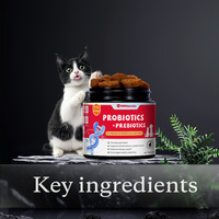 Complément alimentaire personnalisé en forme de friandises molles probiotiques pour chiens et chats, santé digestive, soutien immunitaire, enzymes, multivitamines, calcium, sûr et rapide