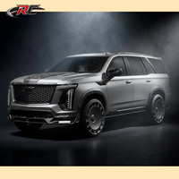 Kit carrosserie en carbone sec M-Style pour Cadillac Escalade 2026 (Pare-chocs, Capot, Diffuseur arrière, Canards, Aileron arrière)