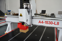 Proveedor de Fábrica, Router CNC de 3 Ejes ATC, Máquina de Grabado 3D en Madera, Corte de MDF y Acrílico