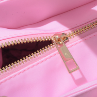 Sac à bandoulière de voyage grand format en nylon avec poches intérieures, tailles M, L, rose, lilas, nude, noir, bleu glacé