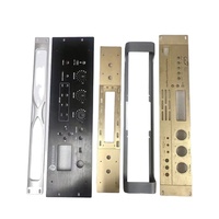 ZSTC C-BOX Panneau de commande avant en aluminium anodisé brossé pour amplificateur, personnalisation CNC, panneaux avant en aluminium