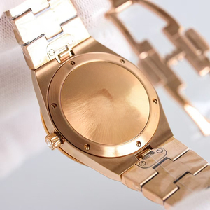 Modern Socialite <b>Rose</b> Gold Green Face Timepiece Automatic Date Female Premium Diamond Ring Luxury Sporty Waterproof - Product Image 3