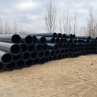 Tuyau en PEHD PE100 pour système de distribution d'eau, tuyau en plastique haute pression pour projets d'infrastructure et transport de fluides