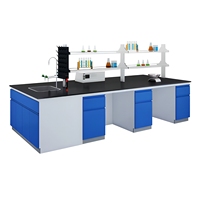 Tables de laboratoire de chimie pour salles de classe, bancs de laboratoire modulaires avec plan de travail en résine époxy