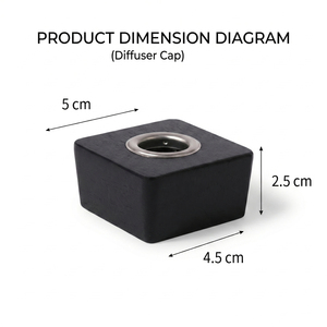 Vietnam WeWood Square <b>Reed</b> <b>Diffuser</b> Wooden Cap Cube Timber Aroma Bottle Lid Oak Wood Fragrance Closure - Product Image 4