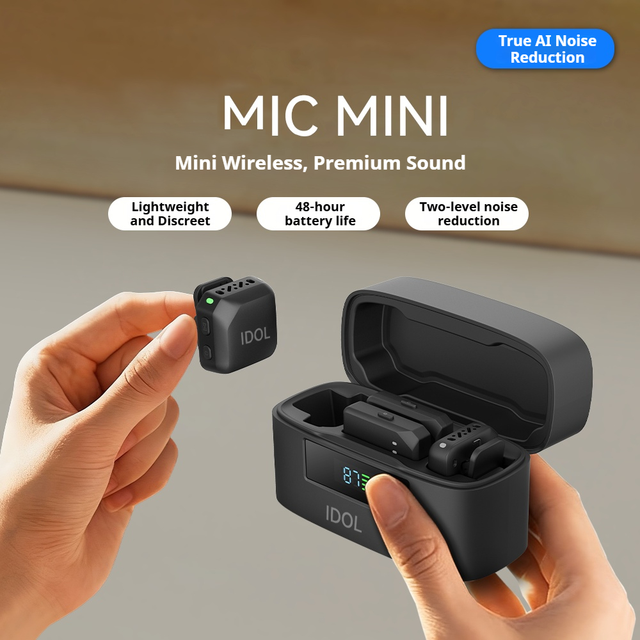 Phone Microphone Multiple Wireless Lavalier Microphone for Live Stream Content Creator Equipment Recording Mic Set Professional