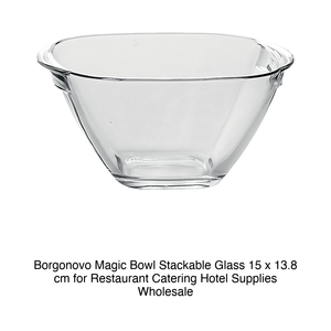 ชามแก้วซ้อนกันได้ รุ่นเมจิก 15 × 13.8 ซม. บอร์โกโนโว - Product Image 2