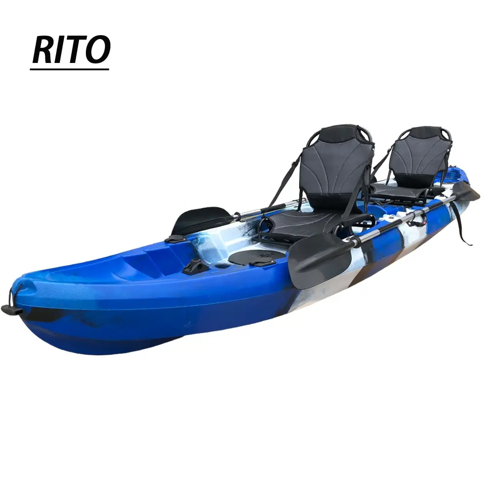 Deluxe upright aluminum seat sit on top kayaks for two people