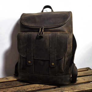 <span class=keywords><strong>Sac</strong></span> à <span class=keywords><strong>dos</strong></span> en <span class=keywords><strong>cuir</strong></span> pleine fleur personnalisé avec logo, <span class=keywords><strong>sac</strong></span> à bandoulière vintage pour <span class=keywords><strong>homme</strong></span>, <span class=keywords><strong>sac</strong></span> à <span class=keywords><strong>dos</strong></span> décontracté rétro imperméable pour l'université et l'école - Product Image 6