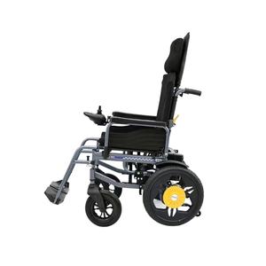 24V/250W * 2pcs Fauteuil roulant électrique léger motorisé pliable <span class=keywords><strong>Walker</strong></span> en acier avec dossier haut - Product Image 4