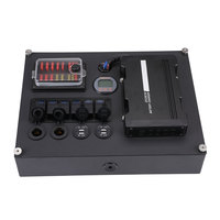 Lithium agm plomb acide gel batterie rv sortie externe 12v puissance panneau de commande électrique boîte pour le camping avec 30A DCDC MPPT
