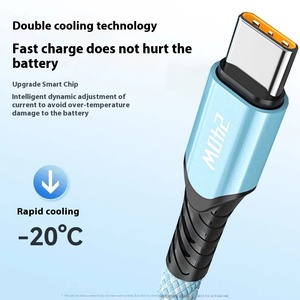 10A 240W Tipo <span class=keywords><strong>C</strong></span> a Cables de carga de alta velocidad Cable de carga súper rápido Cable de cargador doble tipo <span class=keywords><strong>C</strong></span> - Product Image 4