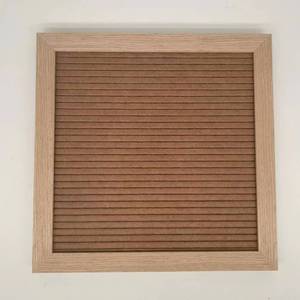 Cảm thấy bảng thư 10x10 inch gỗ vuông màu be bảng tin cho trang trí nhà - Product Image 2