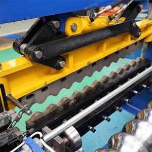Hoja de perfil de panel de techo de metal de hierro corrugado de acero galvanizado de 0,18mm Máquina formadora de rollos en frío - Product Image 5