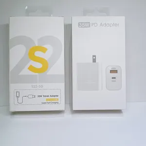 UAL ORT-cargador de pared para teléfono móvil, adaptador de carga de 35W Ppara amsung 22 ultra