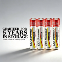 Pile alcaline numérique double AA 1,5 V LR6 1650 mAh avec logo personnalisé pour télécommandes, jouets et appareils électroniques grand public