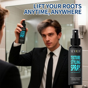 Hold <span class=keywords><strong>Spray</strong></span> Großhandel Maßgeschneidertes Langanhaltendes Haartexturierendes <span class=keywords><strong>Spray</strong></span> Schnell Fixierendes Volumen-Haarverdichtungsspray für Männer - Product Image 5
