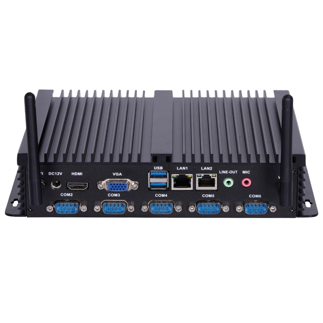 Dual Lan Mini Pc Window 10 J1900 Ddr3 Ram Ssd Wifi Mini Desktop Computer Embedded PC