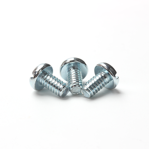 <span class=keywords><strong>ASME</strong></span>/ANSI B <span class=keywords><strong>18.6.3</strong></span> carbon thép màu xanh-trắng kẽm rãnh Pan đầu vít - Product Image 3